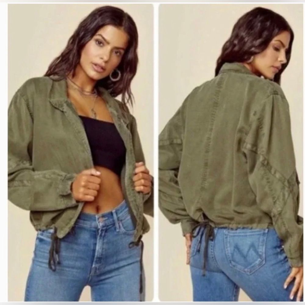 Young Fabulous & Broke Olive Green Bomber Jacket